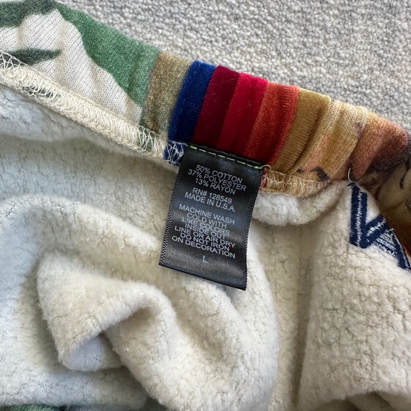 women’s VELVET TIGER AVIATOR NATION JOGGER SWEATPANTS, Size L - Picture 8 of 8